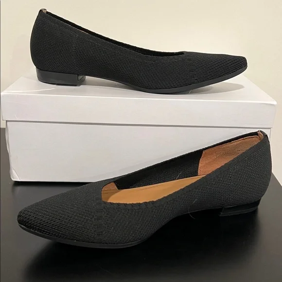 Vionic Dahlia Black Ballet Skimmer Flat Size 7.5 - Picture 5 of 15